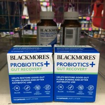 Blackmores 호주 블랙모어스 프오바이오틱 유산균 장 회복 14캡슐x2개 Probiotics Gut Recovery, 14캡슐, 1개