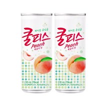 쿨피스 복숭아맛, 230ml, 59개
