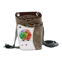 GHSHOP 헤어 클립 헤어핀 애완 동물 미용사 용 벨트 케이스 허리 가방이있는, 스타일 B, 13cmx20cm, PU 가죽