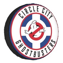 트레일러 카라반 커버 고스트 버스터즈 고스트 스페어 휠 타이어 커버 파제로 초자연 영화 지프 rv suv 트레일러 차량 액세서리 14quot 15쿼트 16인치 17quot, 2