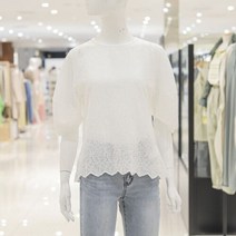 에이비에프지 플라워펀칭7부소매블라우스 KSW2HB33E