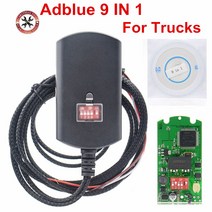 오락실게임 레트로게임기 전체 칩 Adblue 9 IN 1 업그레이드 8 8in1 트럭 Ad 헤비 듀티 용 블루 에뮬레이터, 한개옵션0