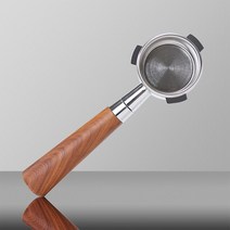 커피거름망 추출기 여과기 커피 바텀리스 포타필터 세이지 브레빌 870 878/880 필터 바스켓 교체 에스프레, 04 54MM Red Wood