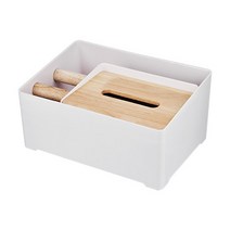 원목 수납함 다용도 소품정리함 빈티지 우드 수납박스 커피보관함 약정리함 휴지케이스, 원목수납함(데스크) 12505