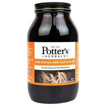Potters Malt Extract with Cod Liver Oil 포터스 몰트 추출물 with 대구간유 650g