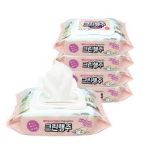 베이킹소다가 함유된 99.9% 항균효과 NEW 크린행주, 5개, 80매