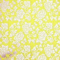 [동대문패션포인트] 수국양단 한복 원단 은박, 노랑(26)