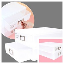 수납함 수납정리함 멀티박스 대형 2단 부품함 전자부품박스