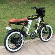 오프로드 가변속도 자체추진 광폭타이어 동력 보조배터리 전기자전거, 48V, 13AH, 블랙 S1