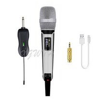 무선 마이크 UHF 녹음 가라오케 마이크 시스템 블랙 SKM9000 핸드 헬드 수신기 DJ 오디오 스튜디오 교회 스피커 전문, 02 White SKM9000