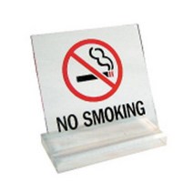 세모네모 스탠드 표지판 8081 NO SMOKING 80x80, 단품