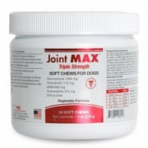 조인트맥스 강아지 관절 영양 보조제 30츄어블 1통
