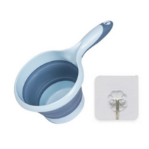 쇼핑죠이 폴딩 바가지 + 고리 세트, 민트, 2세트