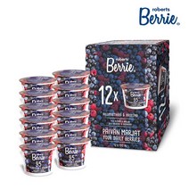 브랜드없음 로버츠베리에 야생 빌베리 & 라즈베리 과즙 음료 1박스 (100ml 12개), 단품없음