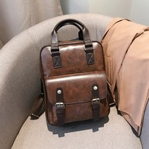 도난방지 백팩 팩세이프 이중잠금 슬링백 크로스백 가방 mochila 여성용 도난 방지 학교 가방 빈티지 노