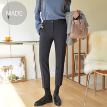 투투 [당일발송]3XL 키작녀 기모슬랙스 일자 슬림핏 정장바지 스판 보온 h31