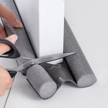차음재 방음 95cm 도어 하단 씰 스트립 소음 절연 폼 씰 스트립 도어 씰링 차단기, 하얀, 95x10x3cm