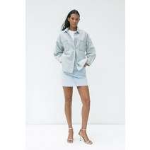 독일 자라 ZARA Z1975 패치 포켓 데님 오버셔츠 618082