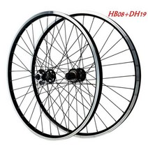 자전거바퀴 자전거휠셋 26 인치 mtb 자전거 휠 알루미늄 합금 카세트 set8-12, 26 black hub_Clincher | 24MM |
