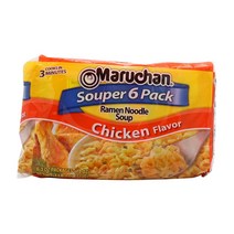 Maruchan 라멘 누들 수프 치킨 맛 6 팩, 6팩