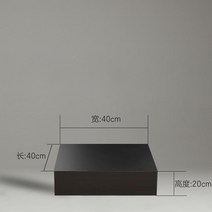 모던 사각 블랙 백화점 진열대 가방진열대 행사 매대 신발진열대, 단일사이즈, 블랙 플랫폼 40x40x20