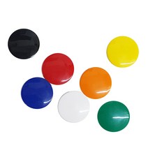 우리자석 메모홀더 칠판자석 메모용홀더 보드 단추형 냉장고 자석, 38mm 초록