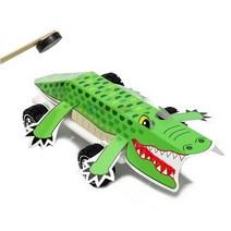 자석으로 가는 악어자동차 만들기(1인세트)