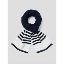 빈폴ACC (BE2X84M64R) 캐시혼방 스트라이프 니트 머플러 Navy 752306