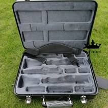 클라리넷 가방 케이스 더블 클라리넷 가방 전문 케이스 파이프 Bb A 및 하드 박스 2 팩 플랫 17 차브 bb