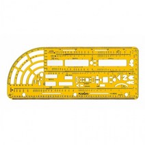 F20 56617 코링 템플렛 K-600 교통사고조사용 1개, 상세페이지 참조