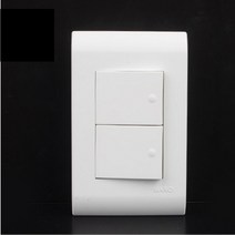 전등스위치 안방 조명 스위치 덮개 2구