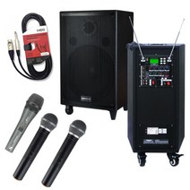 600W 버스킹 스피커 핸드2 EG-615 유선마이크E