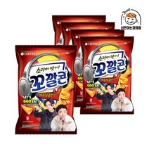 롯데제과 꼬깔콘 매콤달콤 120g x 5봉 국민간식 스낵, 5개