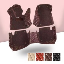 스타일카 BMW 428i 컨버터블 자동차 코일카매트 6D바닥매트 발판 깔판, 블랙+그레이 1+2열