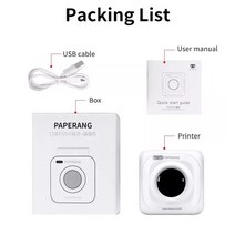 영수증사진기 포토프린터 사진 인쇄기 출력기 미니 휴대용 열전사 프린터, p1 203dpi