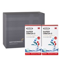 마더네스트 r-TG 슈퍼오메가3 200캡슐 2개입 선물세트 (12개월분)