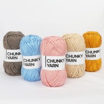 슬로우플로우 청키얀 200g 80m, 004 크림