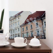 캔버스액자33.4x24.2 뉴욕시티버블.꾸밈