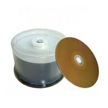 공씨디 공cd 공DVD LTH 골든 컬러 BDR 25g 130min 6X 블루 레이 디스크 빈 미디어 50 개/몫 팩, 한개옵션0