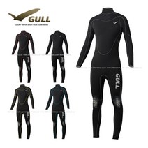 걸 세미 드라이수트 GSD-114 6.5mm 슈퍼스트레치, 블랙x레드실선