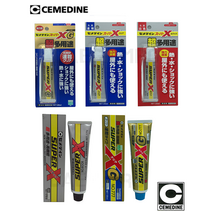 세메다인 접착제 본드 슈퍼엑스 SUPER X 강력 접착제 탄성 본드 금속 유리 고무 실리콘고무 아크릴 PP PE FRP EPDM PBT 세라믹 탄성, 흑색 135ml