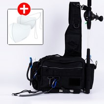 다기능 슬링백 베이트 배스 루어 낚시 가방 릴 용품 사은품 국산 마스크, 밀리터리