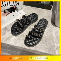 ZZJJC 플랫 통굽 샌들 여자 집게발가락 패션에 샌들 신는 소프트슈즈