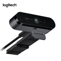 Logitech-C1000e BRIO 4K 웹캠 마이크 와이드 앵글 울트라 HD 1080p 화상 회의 카메라, Used No package