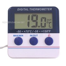 디지털 냉장고온도계 DTA-5070 냉동고온도 수온계 -50도+70도