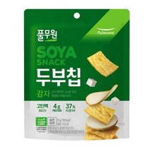 풀무원 사무실간식 탕비실 어린이집 영양간식 주전부리 군것질 두부칩 감자 고단백칩 국산콩두부 35g, 28개