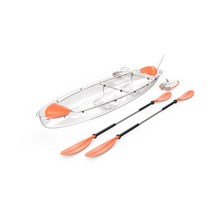 1인용 2인용 카약 레저 투명 보트 수중 관찰 물놀이 패들포함, MCK-B 투명 듀오 타입 3.30m