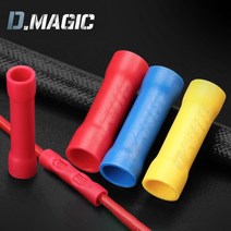 PG 슬리브 압착 커넥터 10개 1.5-6SQ 전선 연결 배선, 황색 6SQ(10개)