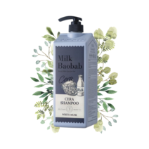 밀크바오밥 세라 샴푸 화이트머스크 1200ml 1개 허브복합추출물 섬세한향