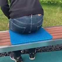 직장인 임산부 체중분산 허리 요추통증 완화방석, 블랙